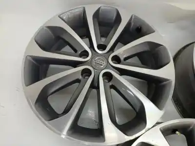 İkinci el araba yedek parçası tekerlek seti için nissan qashqai / qashqai +2 i (j10, nj10, jj10e) 1.5 dci oem iam referansları 18x61/2jh240  