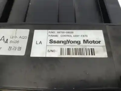 Автозапчастина б/у клімат-контроль для ssangyong kyron 2.0 xdi 4x4 посилання на oem iam 6870009020  