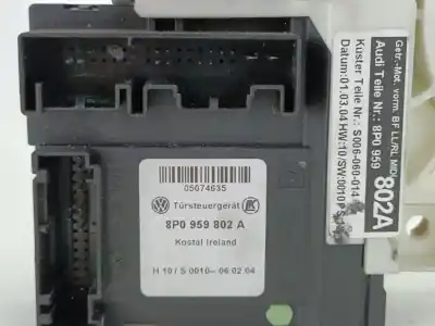 Автозапчастина б/у двигатель переднього правого скла для audi a3 (8p1) 2.0 tdi 16v посилання на oem iam 8p0959802a  