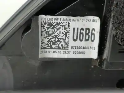 Автозапчастина б/у правий задний огляд для hyundai i30 ranchera familiar (pde) 1.0 t-gdi посилання на oem iam 87620g4041  