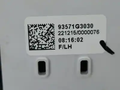 Автозапчасти б/у выключатель левого переднего окна за hyundai i30 ranchera familiar (pde) 1.0 t-gdi ссылки oem iam 93571g3030  