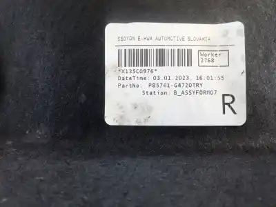 Автозапчасти б/у обивка задней правой двери за hyundai i30 ranchera familiar (pde) 1.0 t-gdi ссылки oem iam 85741g4720  