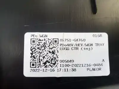 Second-hand car spare part trunk lid for hyundai i30 ranchera familiar (pde) 1.0 t-gdi oem iam references 85710g4700try  