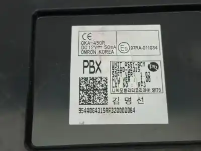 Second-hand car spare part electronic module for hyundai i30 ranchera familiar (pde) 1.0 t-gdi oem iam references 954a0g4315  