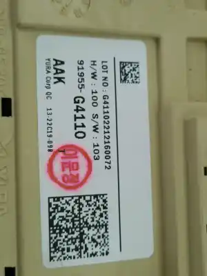 Second-hand car spare part fuse box unit for hyundai i30 ranchera familiar (pde) 1.0 t-gdi oem iam references 91955g4110  