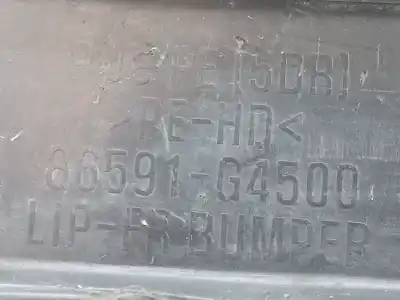 Second-hand car spare part front bumper spoiler for hyundai i30 ranchera familiar (pde) 1.0 t-gdi oem iam references 86591g4500  