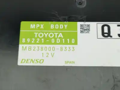 Автозапчасти б/у блок реле/предохранителей за toyota yaris (_p13_) 1.4 d (nlp130_) ссылки oem iam 892210d110  