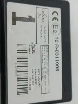 Автозапчасти б/у электронный модуль за toyota yaris (_p13_) 1.4 d (nlp130_) ссылки oem iam 897410d080  