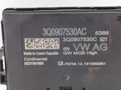 Second-hand car spare part electronic module for volkswagen golf vii lim. (bq1)  oem iam references 3q0907530ac  