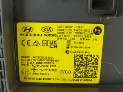 Автозапчастина б/у блок управління комфортом для hyundai i20 iii (bc3, bi3) 1.0 t-gdi посилання на oem iam 954b0q0010  