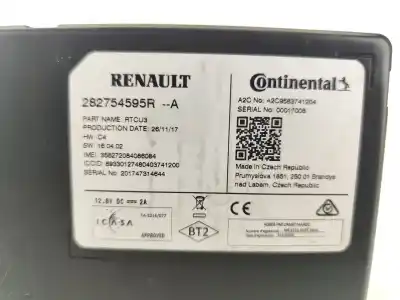 Second-hand car spare part ELECTRONIC MODULE for RENAULT MEGANE IV FASTBACK (B9A/M/N_)  OEM IAM references 282754595R  