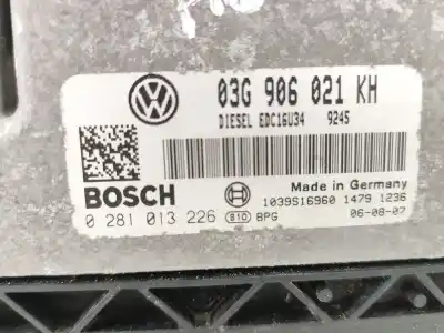 Gebrauchtes Autoersatzteil ecu-motorsteuergerät uce motorsteuergerät zum volkswagen golf v berlina (1k1) highline oem-iam-referenzen 03g906021kh  