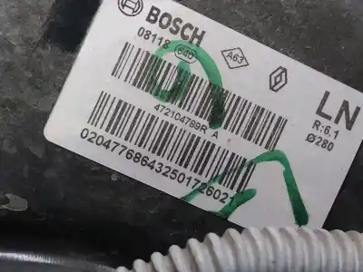 Second-hand car spare part brake servo for renault megane iv fastback (b9a/m/n_) 1.2 tce 100 (b9ms) oem iam references 472104789r  