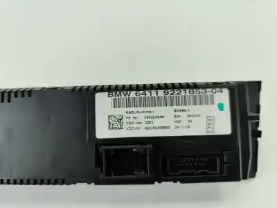 Peça sobressalente para automóvel em segunda mão comando de sofagem (chauffage / ar condicionado) por bmw x1 (e84) sdrive 20 d referências oem iam 64119221853  
