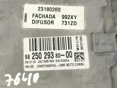 Second-hand car spare part audio system / radio cd for citroen c4 grand picasso ii (da_, de_) 1.2 thp 130 oem iam references 9825029380  