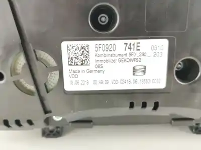 Автозапчасти б/у приборная доска за seat leon st (5f8) 1.6 tdi ссылки oem iam 5f0920741e  