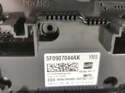 Автозапчасти б/у климат-контроль за seat leon st (5f8) 1.6 tdi ссылки oem iam 5f0907044ak  