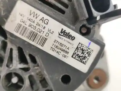 Автозапчастина б/у генератор для seat leon st (5f8) 1.6 tdi посилання на oem iam 03l903021d  