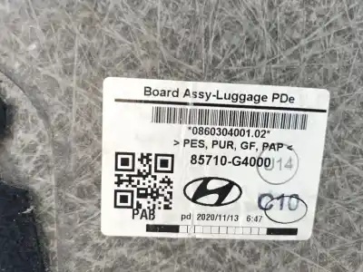 Second-hand car spare part parcel shelf for hyundai i30 (pde, pd, pden) 1.6 crdi oem iam references 85930g4000try  