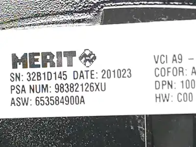 Автозапчастина б/у кермо для peugeot 308 iii (fb_, fh_, fp_, f3_) bluehdi 130 (fbyhzl, fbyhzt) посилання на oem iam 98382126xu  