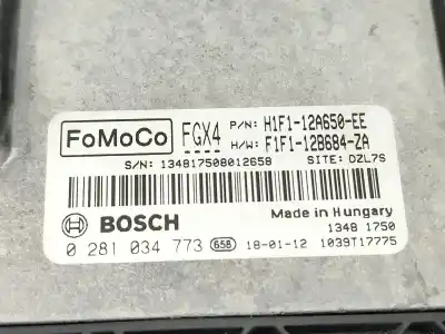 Second-hand car spare part ecu engine control for ford focus iii 1.5 tdci oem iam references h1f112a650ee  