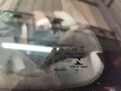 Автозапчастина б/у ліве задне скорівне скло для citroen c3 aircross ii (2r_, 2c_) 1.2 puretech 110 (2rhnzb, 2rhnzw, 2rhnpx, 2rhnpj) посилання на oem iam yq00052280  