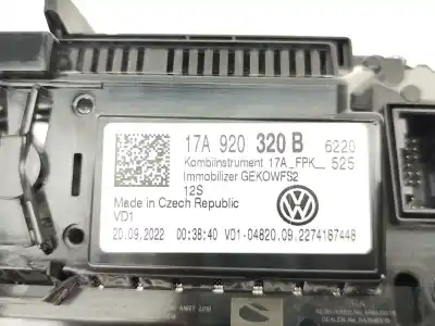 Second-hand car spare part dashboard for volkswagen t-roc (a11, d11) 1.0 tsi oem iam references 17a920320b  