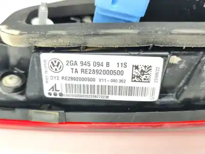 Автозапчасти б/у внутренний правый задний фонарь за volkswagen t-roc (a11, d11) 1.0 tsi ссылки oem iam 2ga945094b  