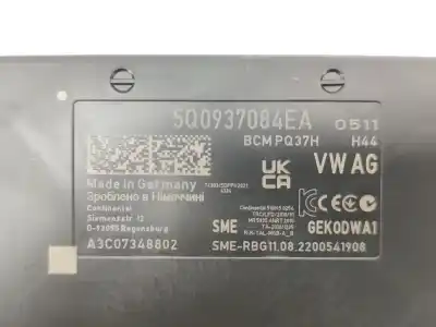 Peça sobressalente para automóvel em segunda mão módulo de confort / bsi /bcm por volkswagen t-roc (a11, d11) 1.0 tsi referências oem iam 5q0937084ea  
