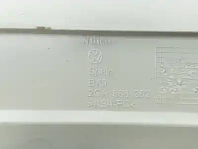 Автозапчастина б/у молдинг для volkswagen t-roc (a11, d11) 1.0 tsi посилання на oem iam 2ga868362  