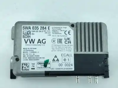 Second-hand car spare part electronic module for volkswagen t-roc (a11, d11) 1.0 tsi oem iam references 5wa035284e