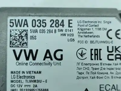 Second-hand car spare part electronic module for volkswagen t-roc (a11, d11) 1.0 tsi oem iam references 5wa035284e  