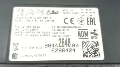 Pezzo di ricambio per auto di seconda mano modulo elettronico per opel mokka 1.2 (76) riferimenti oem iam 9844264880  