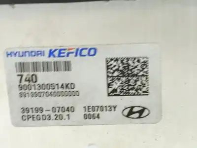 Pezzo di ricambio per auto di seconda mano centralina motore per hyundai i30 fastback (pde, pden) 1.0 t-gdi riferimenti oem iam 3919907040  