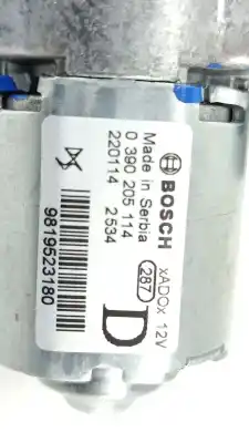 Автозапчасти б/у мотор заднего стеклоочистителя за opel mokka 1.2 (76) ссылки oem iam 9819523180  