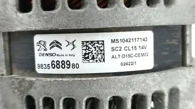 Pezzo di ricambio per auto di seconda mano alternatore per opel mokka 1.2 (76) riferimenti oem iam 9835688980  