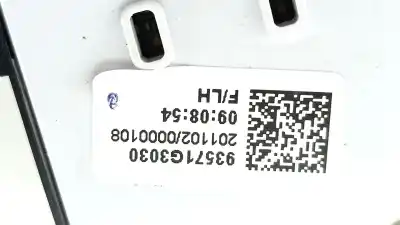 Pezzo di ricambio per auto di seconda mano interruttore alzacristalli anteriore sinistro per hyundai i30 fastback (pde, pden) 1.0 t-gdi riferimenti oem iam 93571g3030  