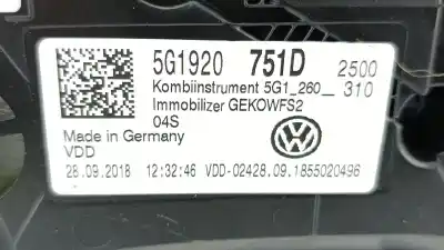 Автозапчасти б/у счетчик километров часы за volkswagen golf vii variant (ba5, bv5) 1.6 tdi ссылки oem iam 5g1920  