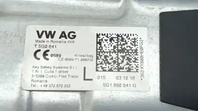 Автозапчасти б/у передняя подушка безопасности за volkswagen golf vii variant (ba5, bv5) 1.6 tdi ссылки oem iam 5g1880841g  