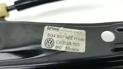 Автозапчасти б/у регулятор стекла переднего правого за volkswagen golf vii variant (ba5, bv5) 1.6 tdi ссылки oem iam 5g4837462h  