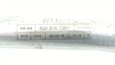 Автозапчасти б/у трубы кондиционирования воздуха за volkswagen golf vii variant (ba5, bv5) 1.6 tdi ссылки oem iam 5q1816738h  