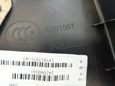 Автозапчасти б/у обивка задней правой двери за volkswagen golf vii variant (ba5, bv5) 1.6 tdi ссылки oem iam 5g9867212  
