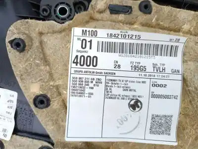 Автозапчасти б/у обивка задней левой двери за volkswagen golf vii variant (ba5, bv5) 1.6 tdi ссылки oem iam 5g6867211  