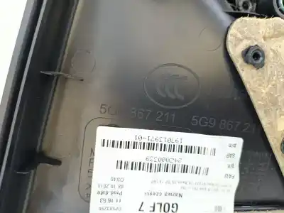 Автозапчасти б/у обивка задней левой двери за volkswagen golf vii variant (ba5, bv5) 1.6 tdi ссылки oem iam 5g6867211  