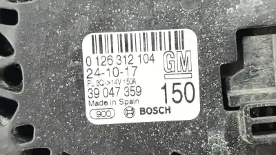 Pezzo di ricambio per auto di seconda mano alternatore per opel corsa e (x15) 1.3 cdti (08, 68) riferimenti oem iam 39047359  