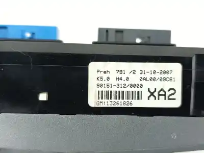 Second-hand car spare part climate control for opel astra h gtc (a04) 1.9 cdti (l08) oem iam references 13261826  