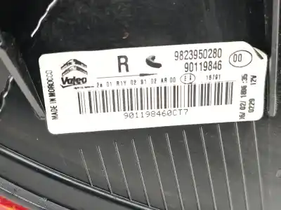 Автозапчастина б/у правий ліхтар для citroen c4 cactus 1.2 puretech 130 посилання на oem iam 9823950280  
