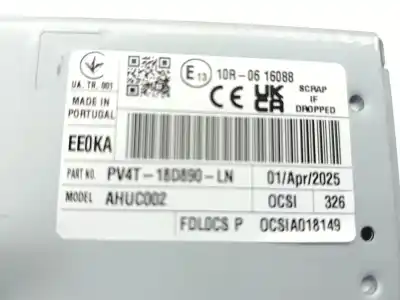 Автозапчасти б/у аудиосистема / радио cd за ford kuga iii (dfk) 1.5 ecoboost ссылки oem iam pv4t18d890ln  