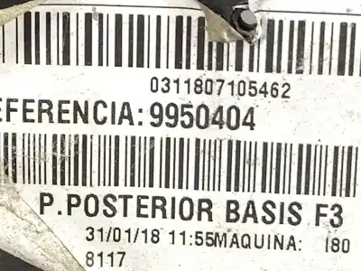 Автозапчастина б/у задній бампер для citroen c4 cactus 1.2 puretech 130 посилання на oem iam 1635037780  