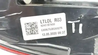 Second-hand car spare part left tailgate light for hyundai tucson (tl, tle) 1.6 gdi oem iam references 92401d7600  